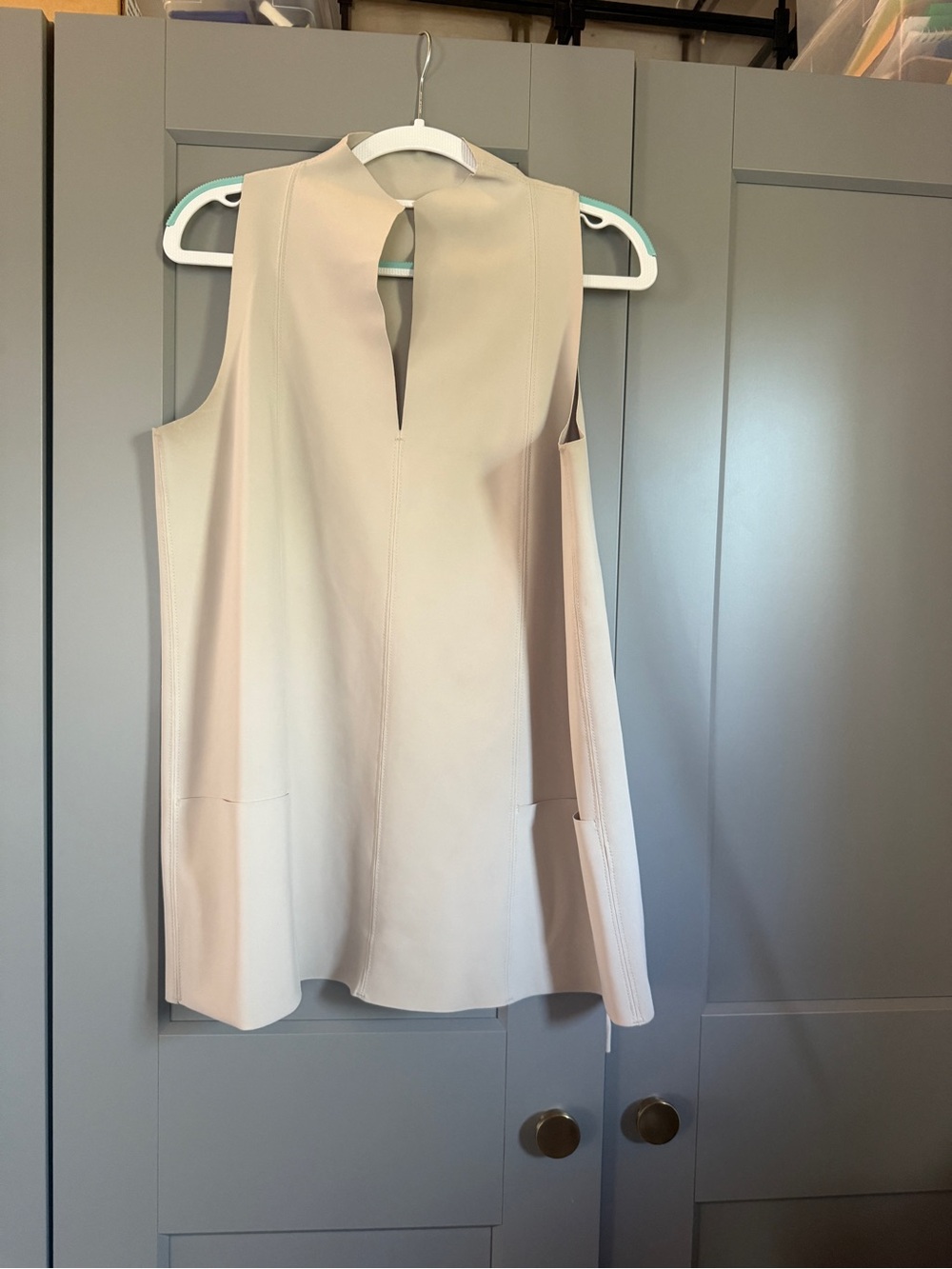 Maria Pinto Tunic with pockets in Light Cream